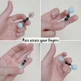 Finger Dexterity Work with Lava Stone Crystal Roller