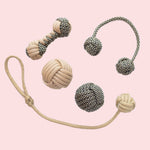 Gold paracord and steel pack featuring fidget and skill toys