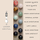 Tactile Necklace Plus | Crystal Fidget Jewelry Amulet