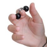 Crystal Caterpillar Stim Toy for Fidgeting made of Onyx