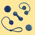 Blue Paracord and steel pack featuring edc toys
