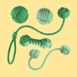 Green paracord and steel pack featuring begleri boli longshot knuckleroller