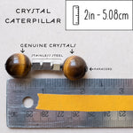 Crystal Caterpillar Stim Toy Measurement and Specs