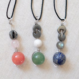 Tactile Necklace Plus | Crystal Fidget Jewelry Amulet