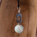 Tactile Necklace | Crystal Fidget Spinner Amulet