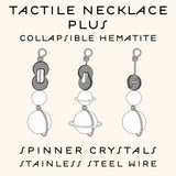 Tactile Necklace Plus | Crystal Fidget Jewelry Amulet