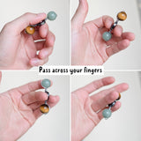 Pass Across Your Fingers Illustration Crystal Spinner Toy
