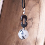 Bonsai and Cacti Apparel Tactile Necklace | Crystal Fidget Spinner Amulet