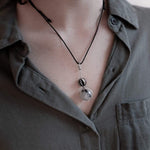 Bonsai and Cacti Apparel Tactile Necklace | Crystal Fidget Spinner Amulet