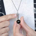 Bonsai and Cacti Apparel Tactile Necklace | Crystal Fidget Spinner Amulet