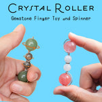 Bonsai and Cacti Draft Crystal Roller Gemstone Finger Toy