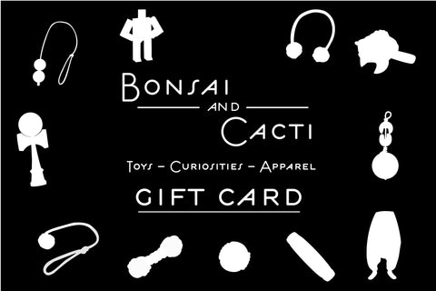Bonsai and Cacti Gift Card Stay Flowy Gift Card