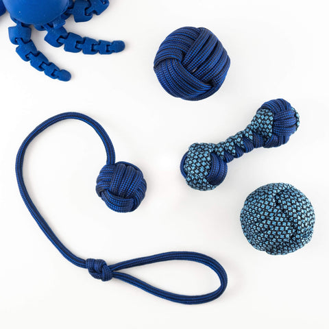 Bonsai and Cacti Toys Blue Stress Relief Pack | Toy Bundle ft. Boli Longshot Knuckleroller