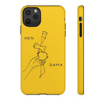Printify Phone Case iPhone 11 Pro Max / Matte Kendama Yellow Phone Cover
