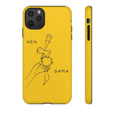 Printify Phone Case iPhone 11 Pro Max / Matte Kendama Yellow Phone Cover