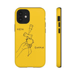 Printify Phone Case iPhone 12 Mini / Matte Kendama Yellow Phone Cover